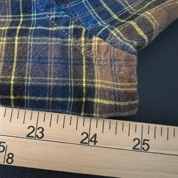 Carhartt Plaid Button Down Long Sleeves Double Pocket Shirt | Men's Size Large - Picture 7 of 9